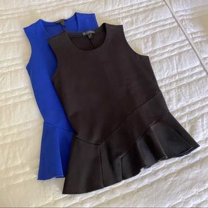 Bundle of 2! Stretch Peplum Tops | J.Crew